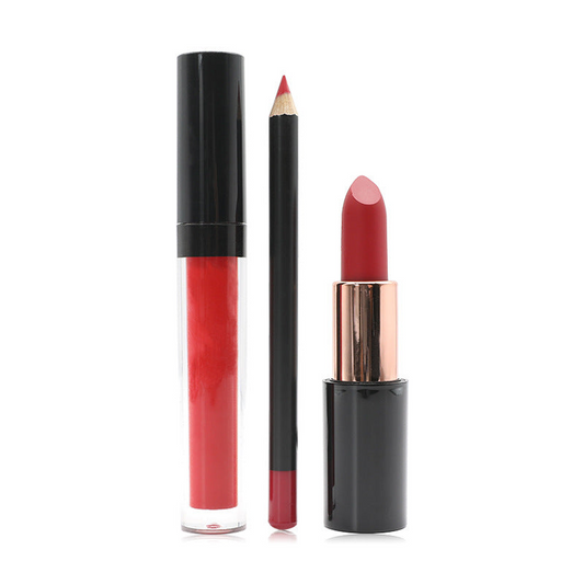 Three-Piece Lipstick Set! 10 (Bundle 8 pcs)