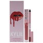 Kylie Cosmetics Matte Lip Kit - 704 Sweater Weather for Women - 2 Pc 0.10oz Matte Liquid Lipstick 0.03oz Lip Liner - estesbrandsllc.com