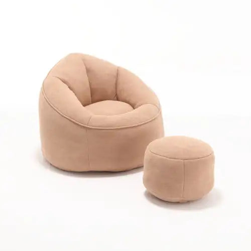 Bedding Bean Bag Sofa Chair High Pressure Foam Bean Bag Chair Material With Padded Foam Padding Compressed Bean Bag With Footrest - Estes Brands, LLC