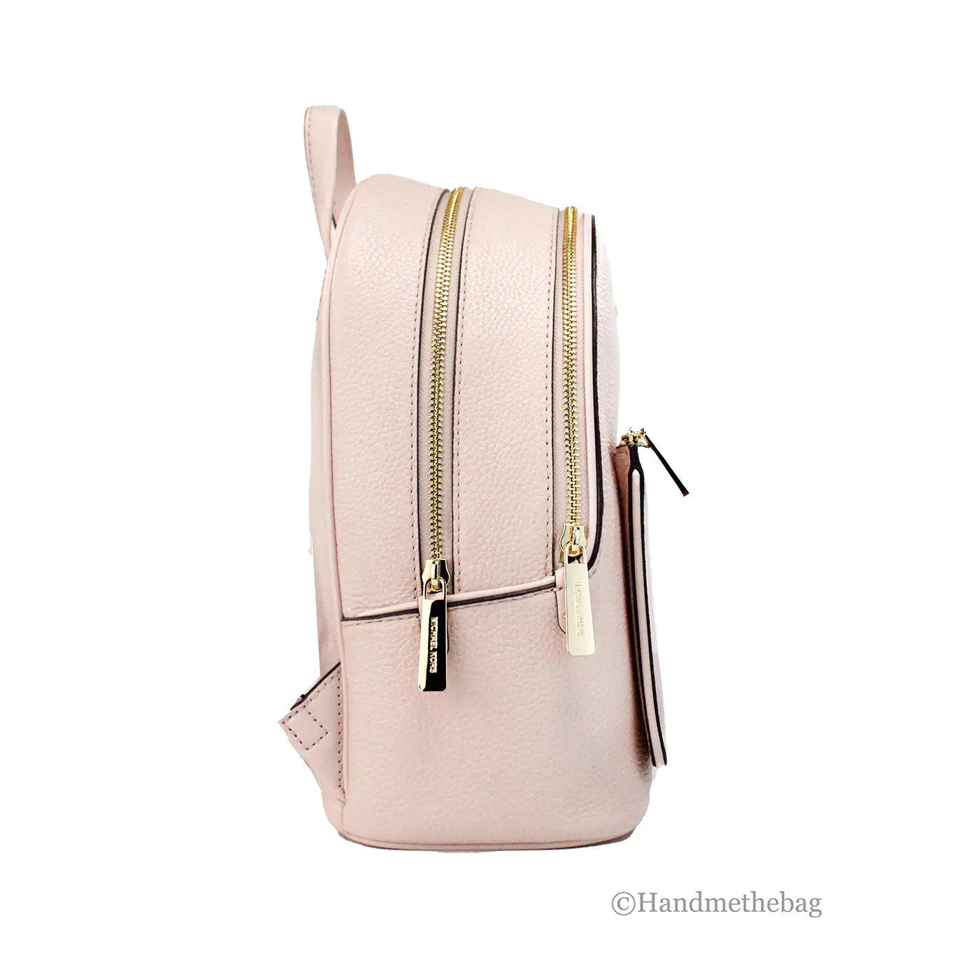 Michael Kors Adina Medium Powder Blush Leather Convertible Backpack - Estes Brands, LLC