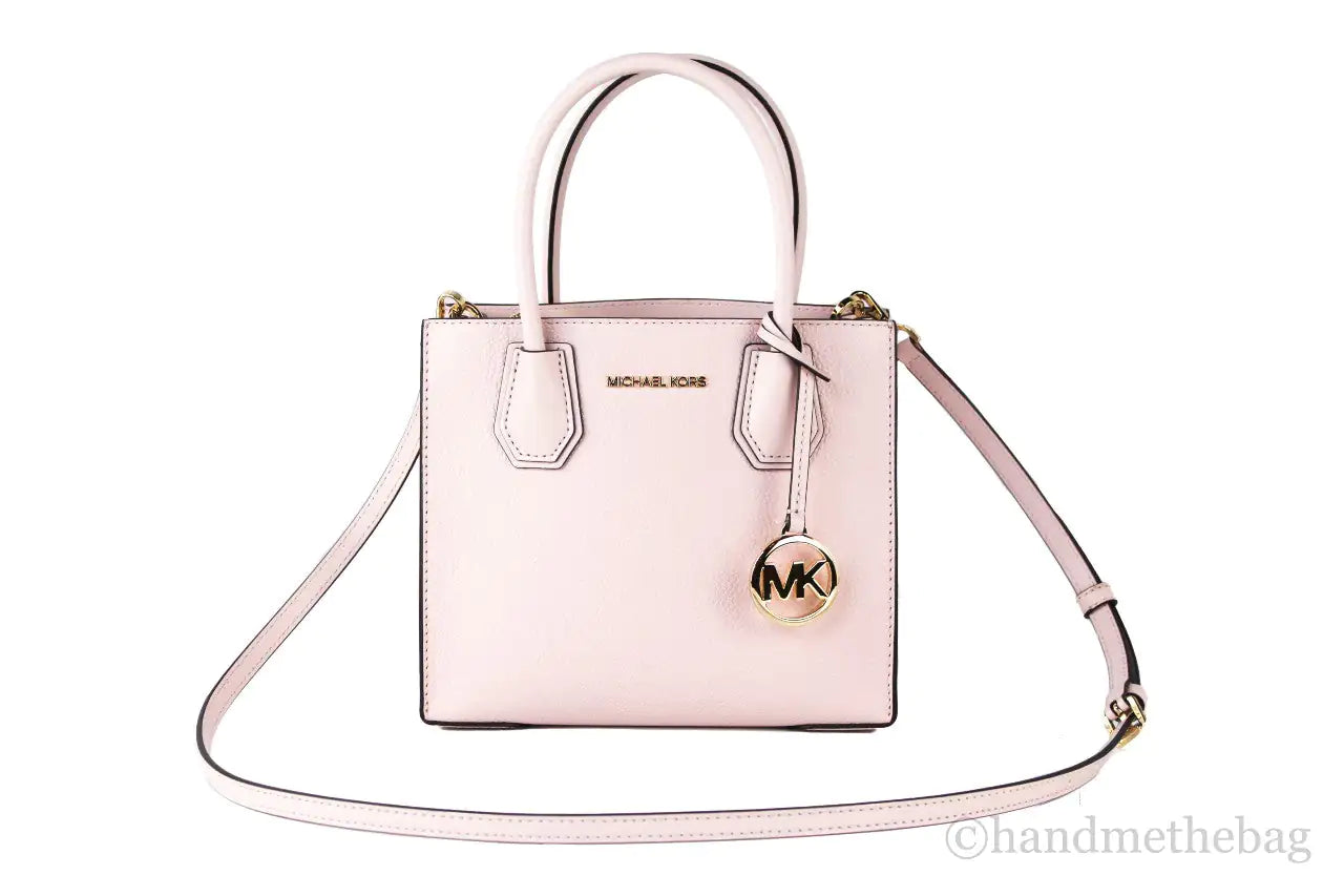 Michael Kors Mercer Medium Powder Blush Messenger Crossbody - Estes Brands, LLC