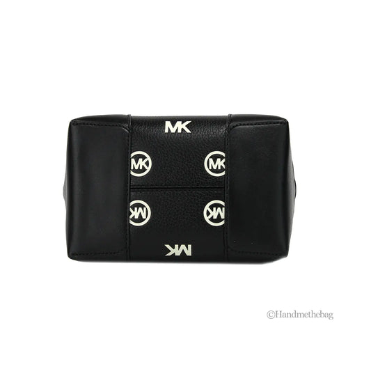 Michael Kors Mercer Black Embossed Bucket Crossbody Bag - Estes Brands, LLC