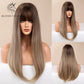 Synthetic Long Brown Wig