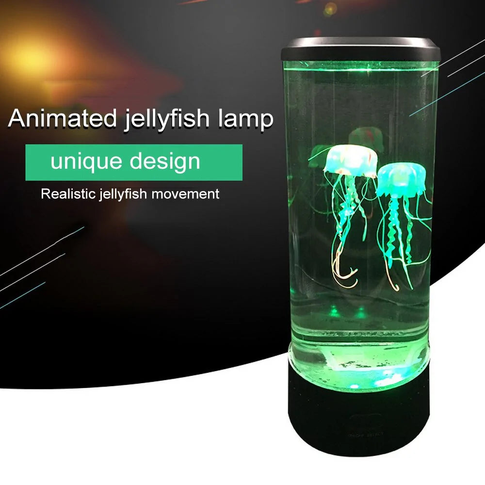 Color Changing LED Jellyfish Aquarium Night Light with USB Charging - Estes Brands, LLC