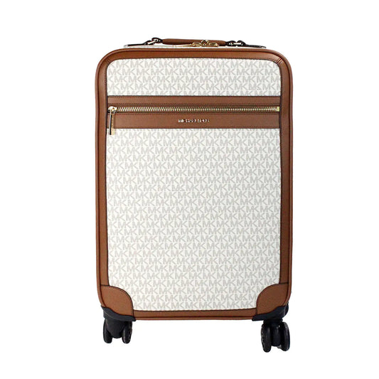 Michael Kors Travel Small Vanilla Trolley Rolling Suitcase - Estes Brands, LLC