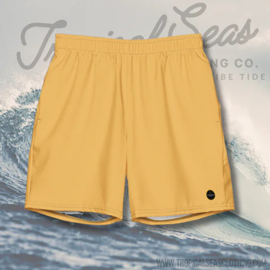 Men's Gold Eco Board Shorts - Estes Brands, LLC