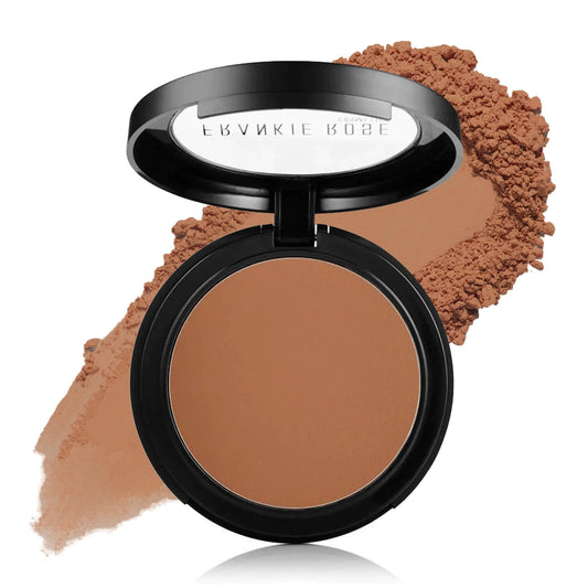 Frankie Rose Cosmetics Powder Foundation – Full Coverage Face Powder For Pores & Imperfections Evens Out Skin Tone & Shine-Control | 58 Grams (Bronze) - estesbrandsllc.com