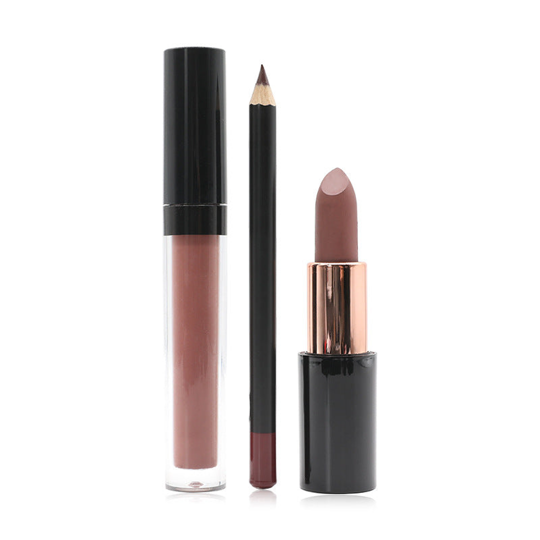 Three-Piece Lipstick Set! 4 (Bundle 8 pcs)