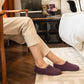 RockDove Women's Teddy Fleece Closed Back Indoor Slipper 8.5 Violet.