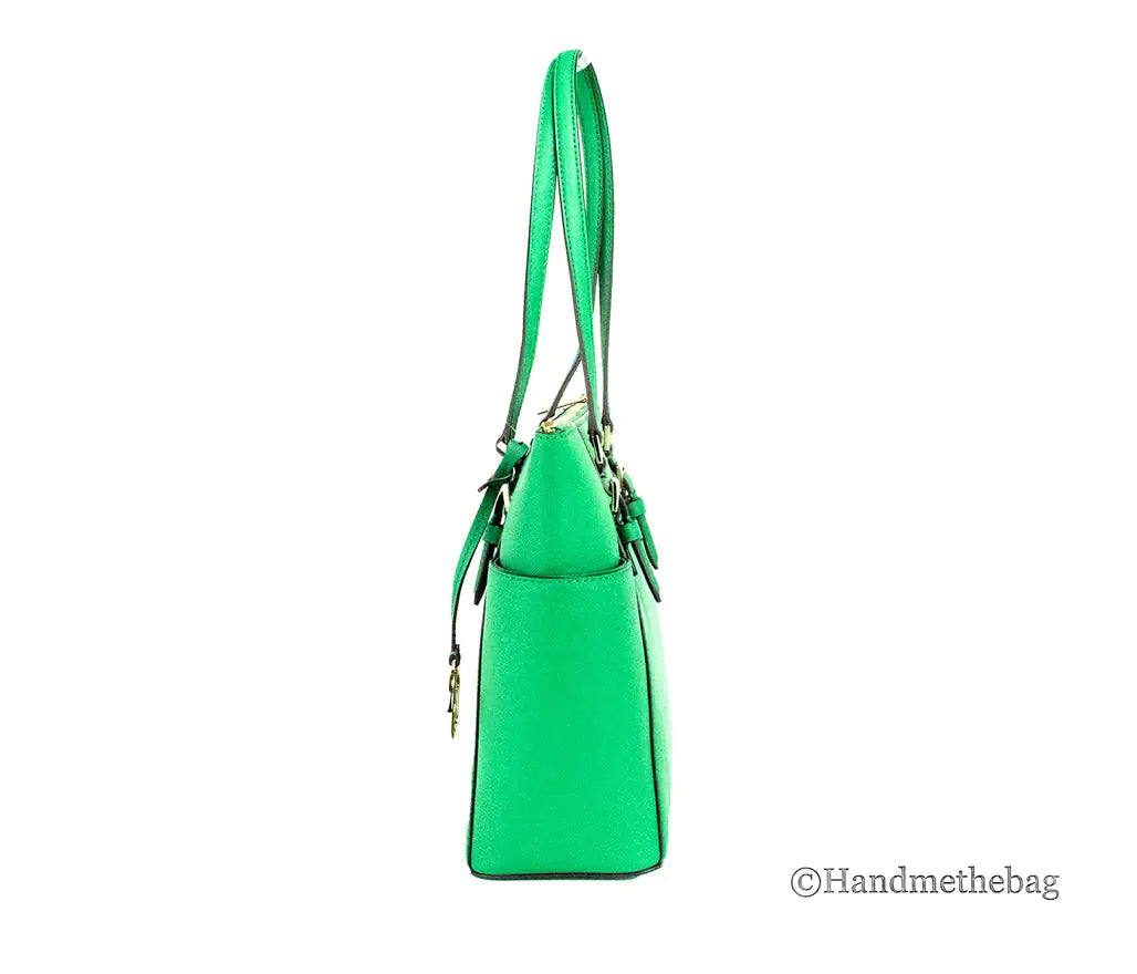 Michael Kors Charlotte Palmetto Green Large Top Zip Tote - Estes Brands, LLC