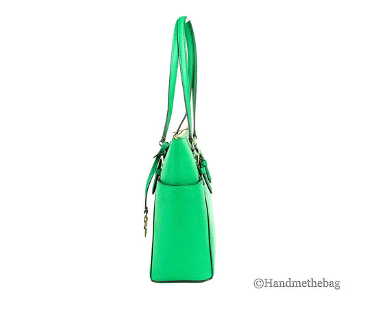 Michael Kors Charlotte Palmetto Green Large Top Zip Tote - Estes Brands, LLC