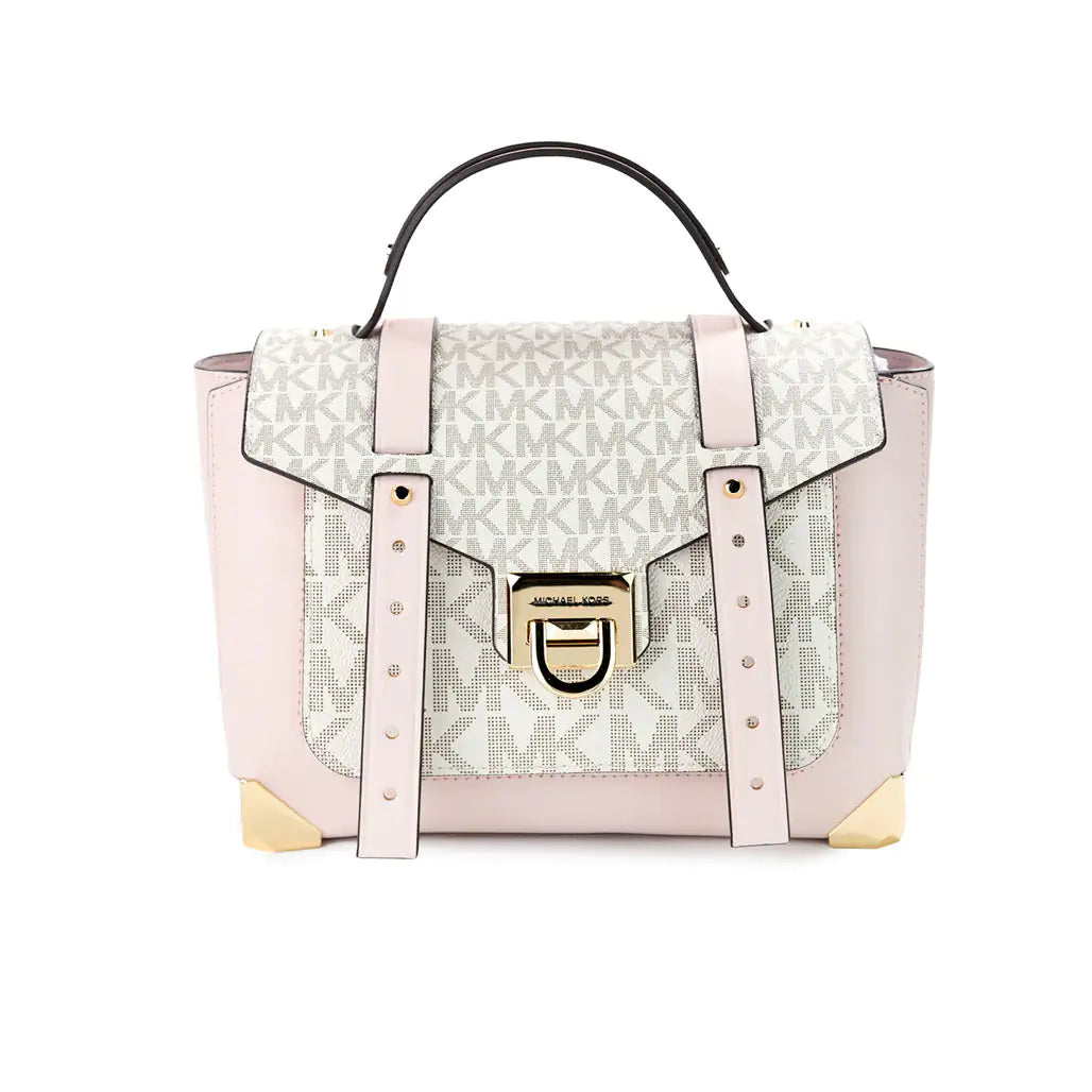 Michael Kors Manhattan Medium Powder Blush Satchel Bag - Estes Brands, LLC