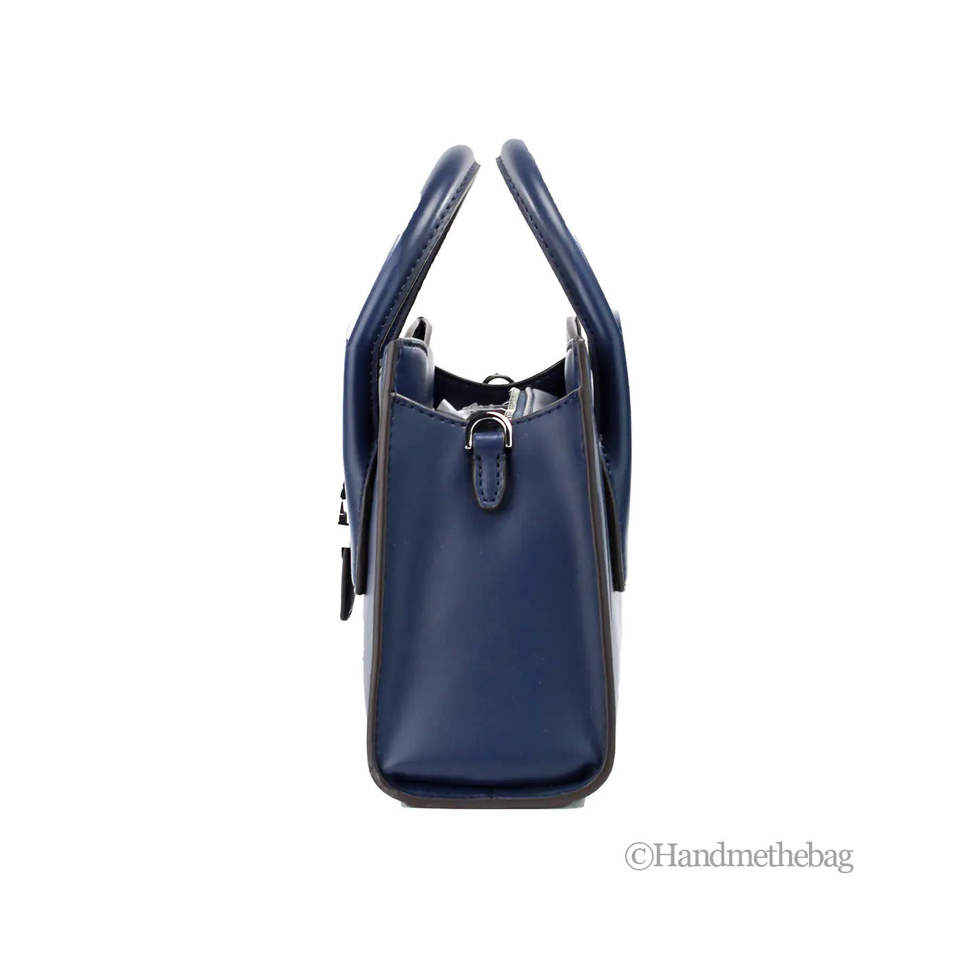 Michael Kors Gabby Small Navy Satchel Crossbody Bag - Estes Brands, LLC