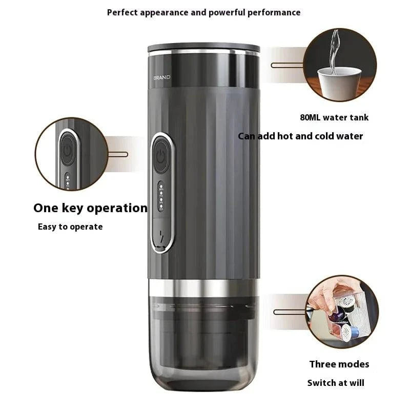 Portable Automatic Espresso Capsule Coffee Machine - Estes Brands, LLC