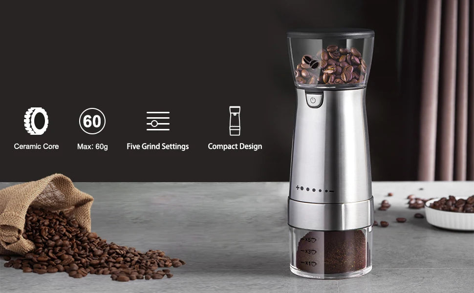 Electric Coffee Bean Grinder.