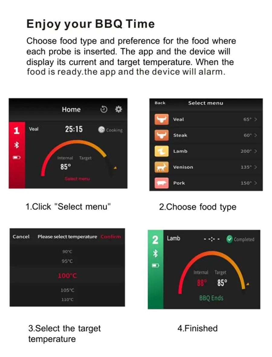 Wireless Kitchen Food Thermometer - Estes Brands, LLC