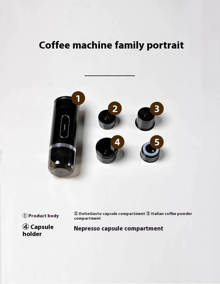 Portable Automatic Espresso Capsule Coffee Machine - Estes Brands, LLC