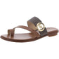 Michael Kors Womens Vera Flat Thong Sandal Brown 7.5 - estesbrandsllc.com