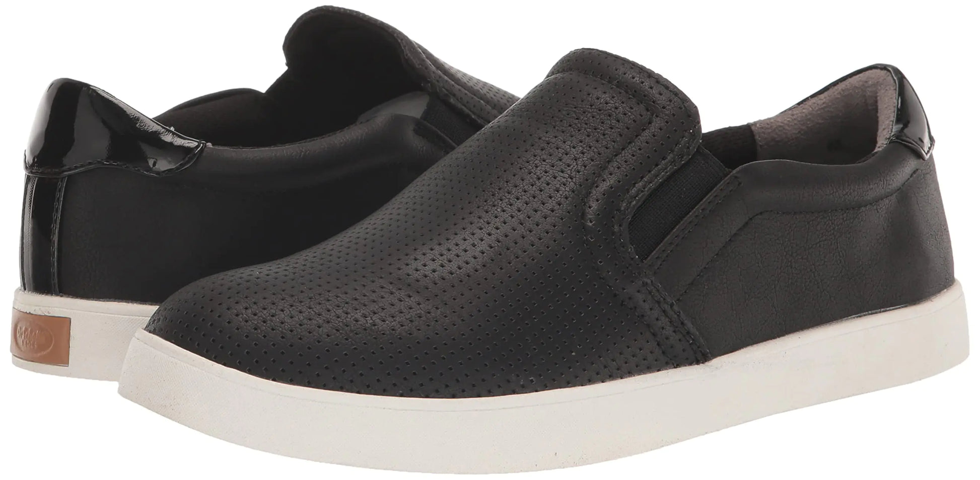 Dr. Scholl's Shoes Women's Madison Sneaker 11 Wide Black Perf.