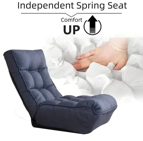 Single Sofa Reclining Chair Japanese Chair Lazy Sofa Tatami Balcony Reclining Chair Leisure Sofa Adjustable Chair - Estes Brands, LLC