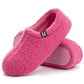 RockDove Women's Teddy Fleece Closed Back Indoor Slipper 8.5 Violet