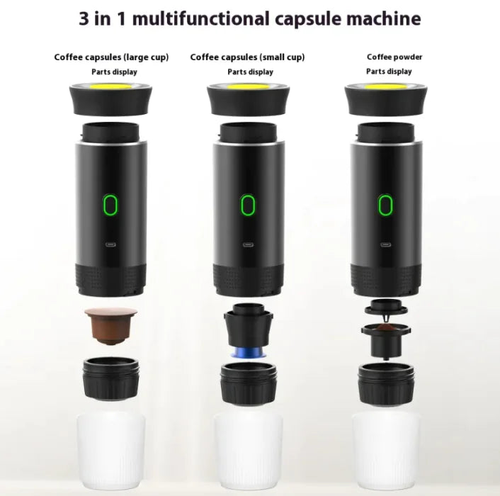 Portable Capsule Coffee Machine.