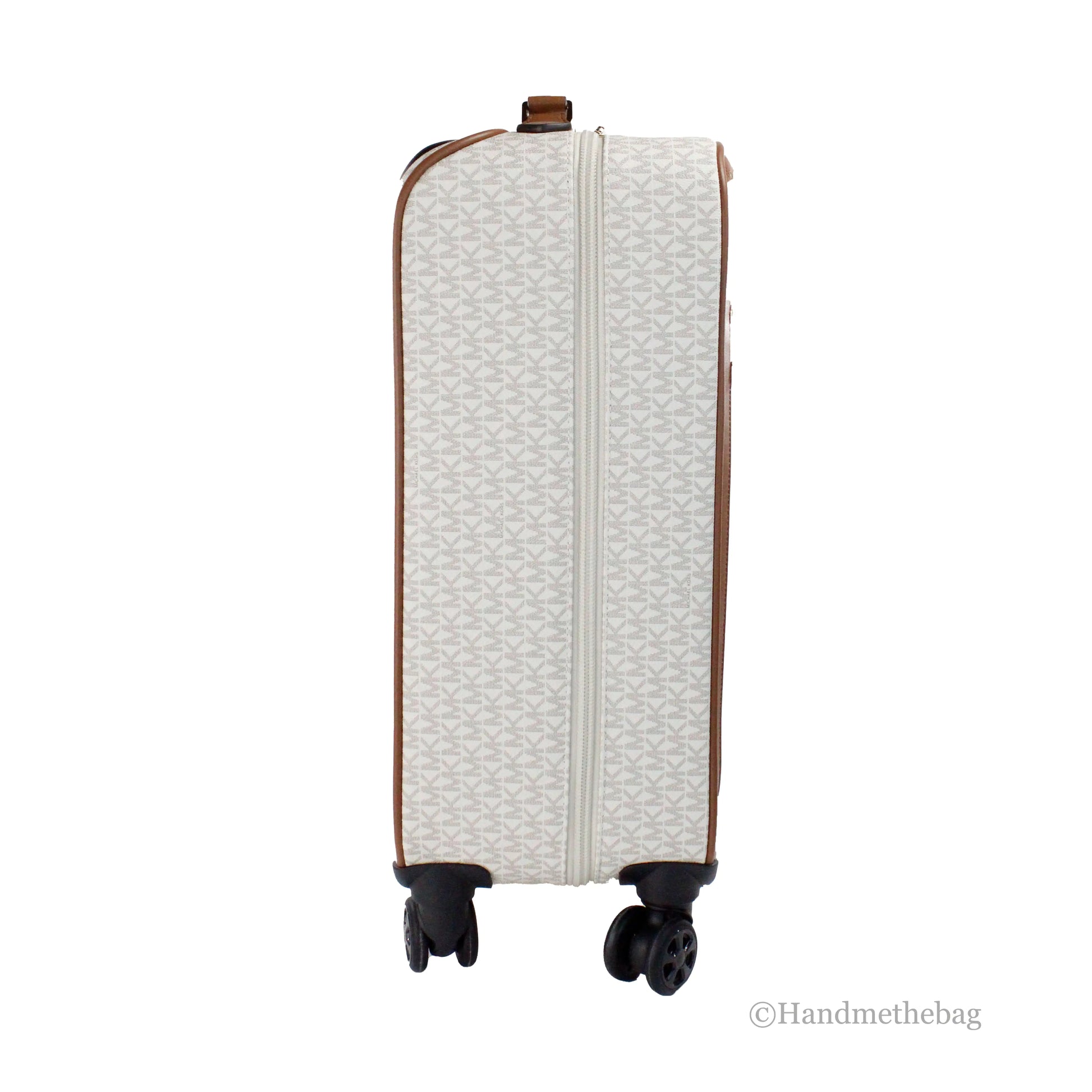 Michael Kors Travel Small Vanilla Trolley Rolling Suitcase - Estes Brands, LLC