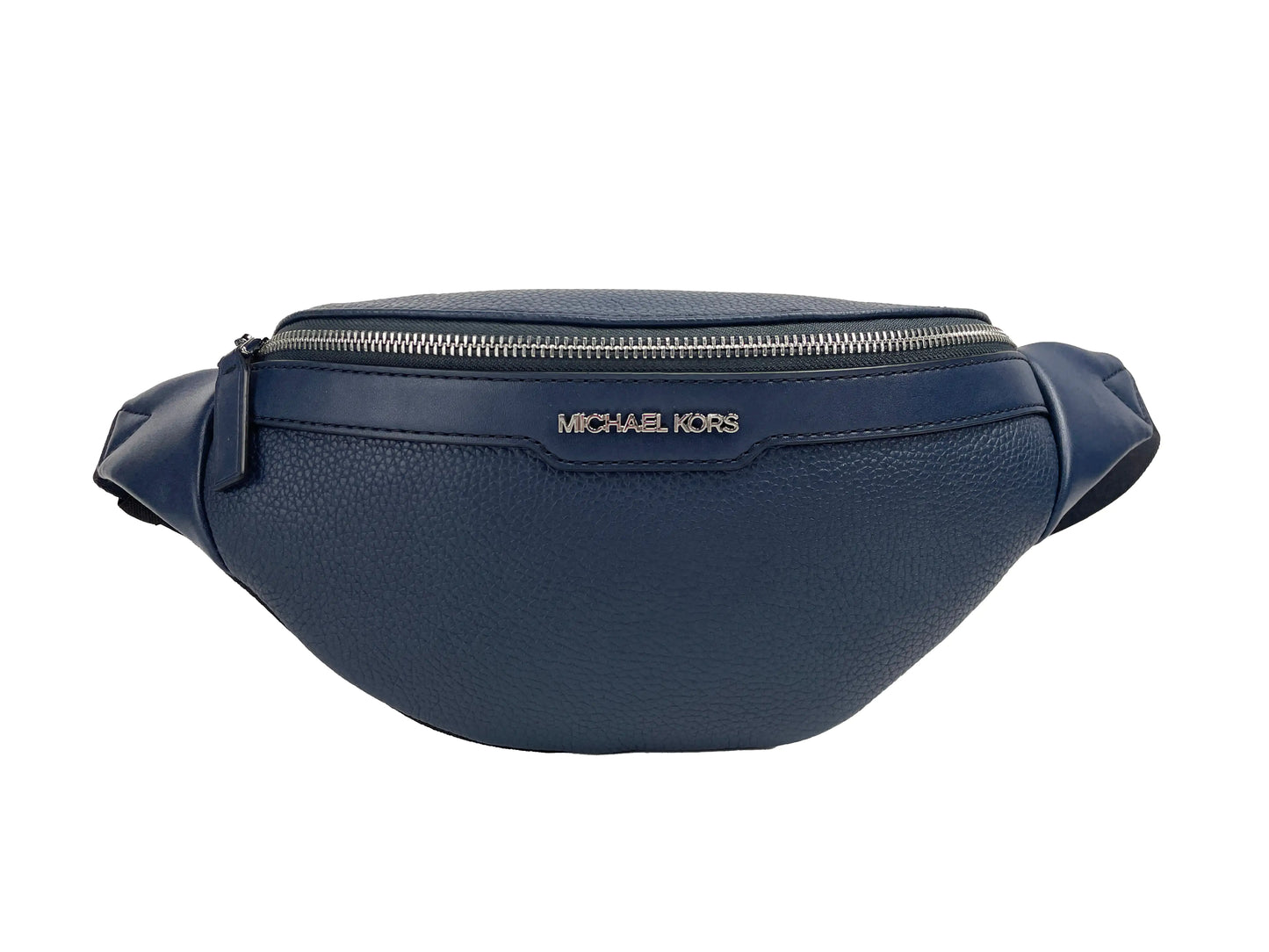 Michael Kors Cooper Leather Navy Fanny Pack - estesbrandsllc.com