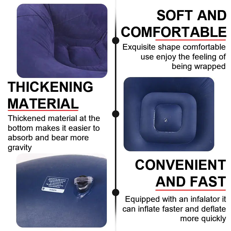 Lazy Inflatable Sofa Chair - Estes Brands, LLC