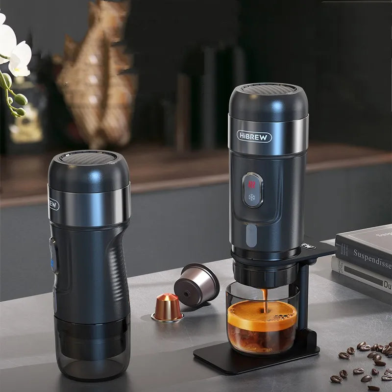 Italian Espresso Outdoor Mini Handheld Fully Automatic Coffee Maker.