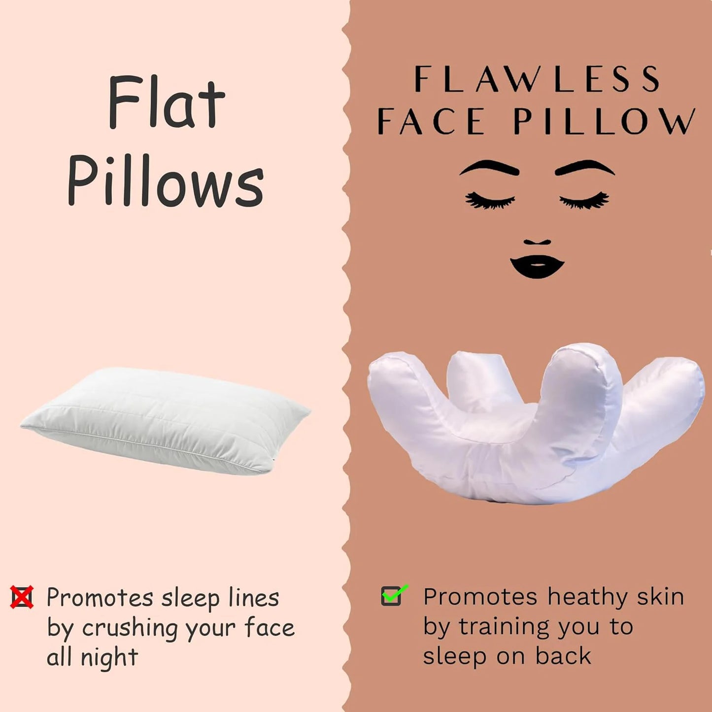 Anti-Wrinkle Face Pillow - Estes Brands, LLC