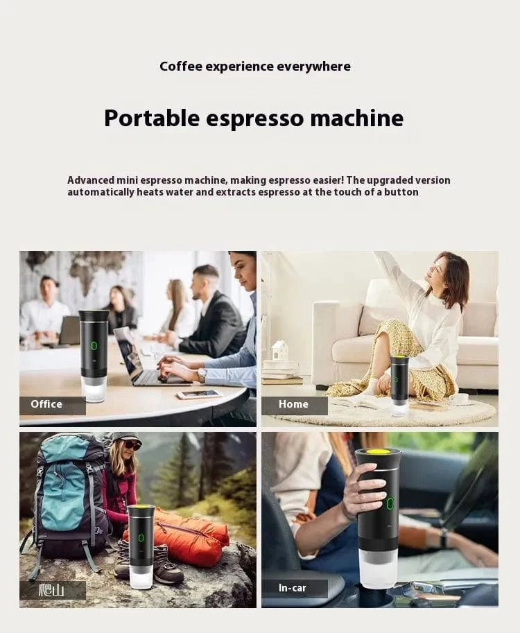 Portable Wireless Coffee Maker.