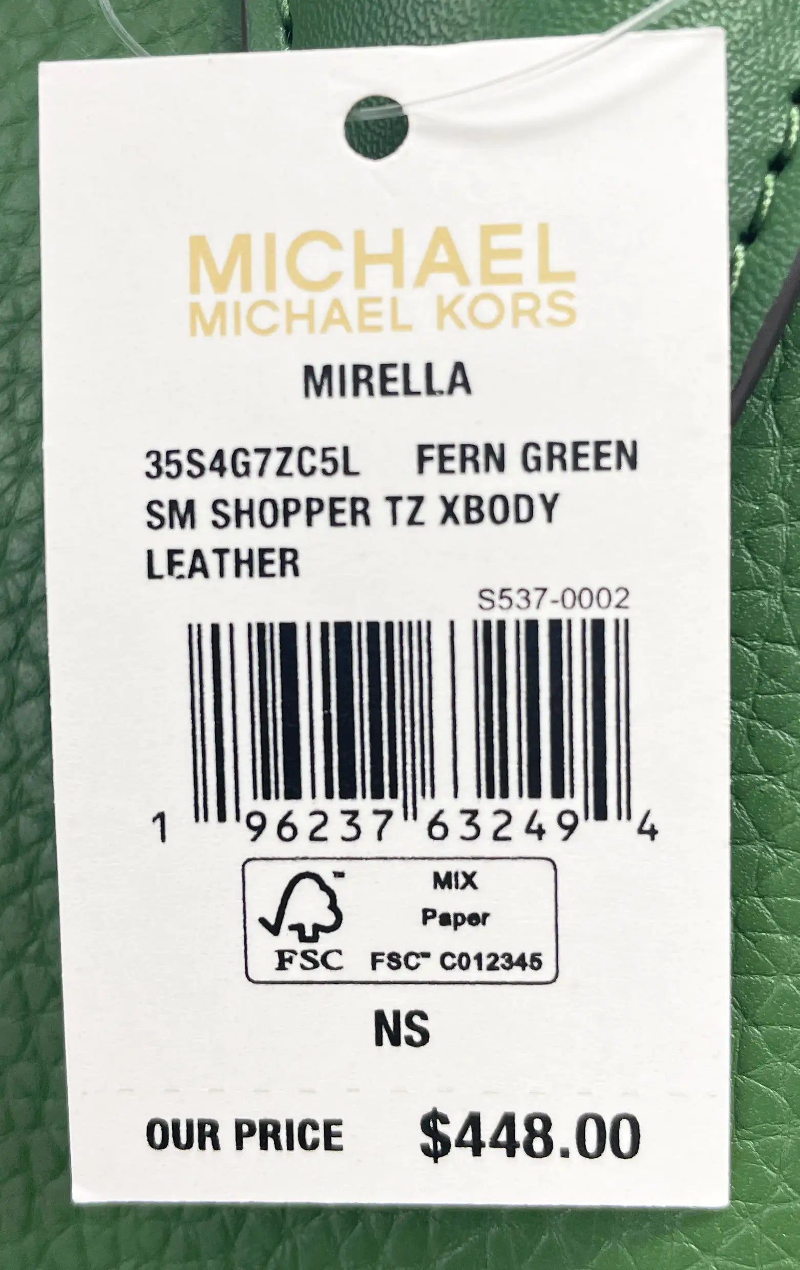 Michael Kors Mirella Small Leather Top Zip Bag - Estes Brands, LLC