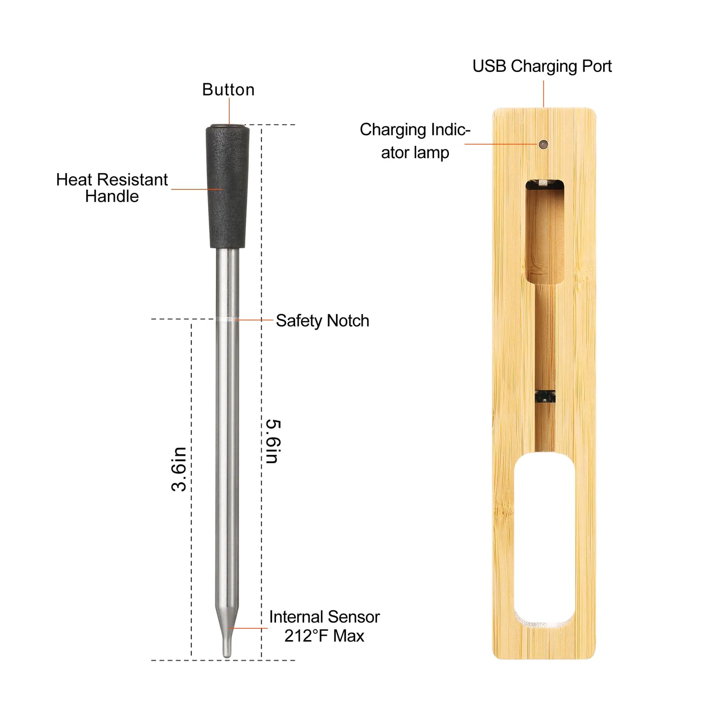 Wireless Kitchen Food Thermometer - Estes Brands, LLC