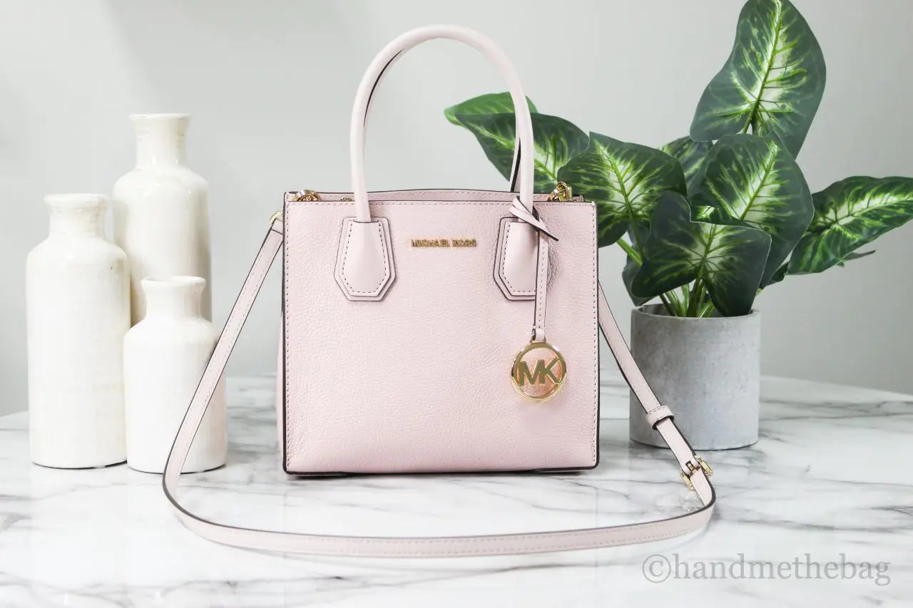 Michael Kors Mercer Medium Powder Blush Messenger Crossbody - Estes Brands, LLC