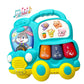 Baby Music Toys 12-18 Months Animal Baby Piano Musical Light Infant Toys Toddlers Early Education Birthday Gift for 1 2 Year Old Girls Boys (car)