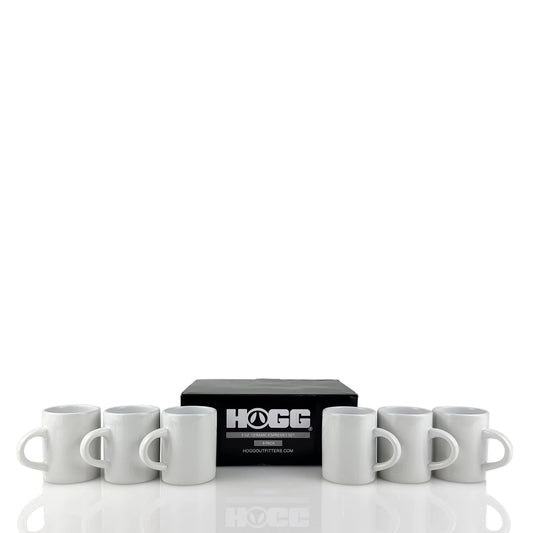 3oz CERAMIC ESPRESSO MUG - 6 PACK.