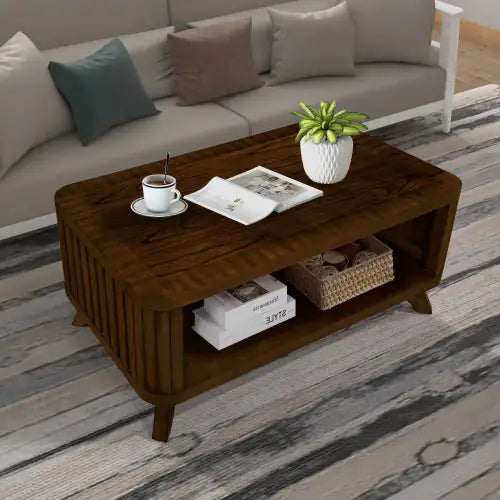 Rectangular Wooden Coffee Table.