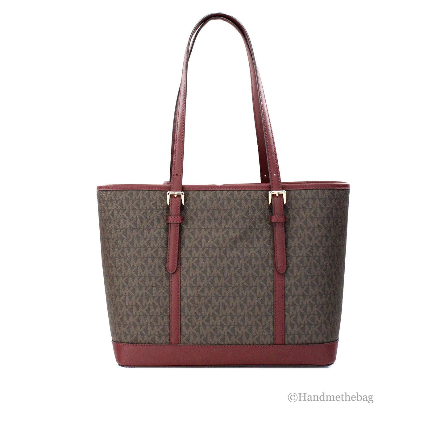 Michael Kors Jet Set Dark Cherry Shoulder Tote - Estes Brands, LLC