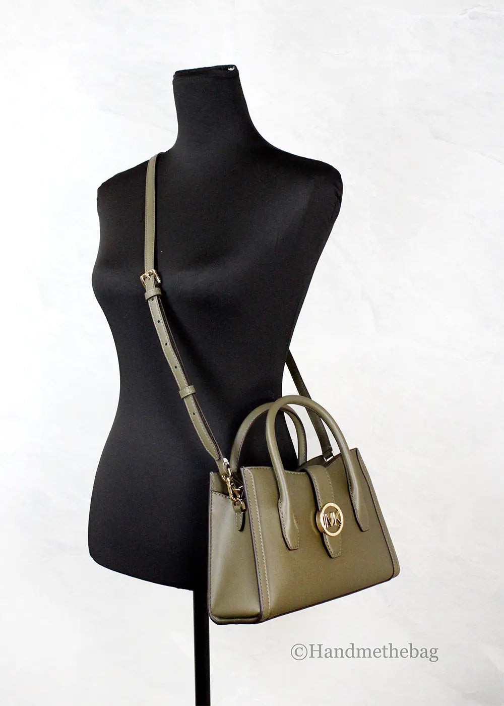 Michael Kors Gabby Small Olive Satchel Crossbody Bag - Estes Brands, LLC