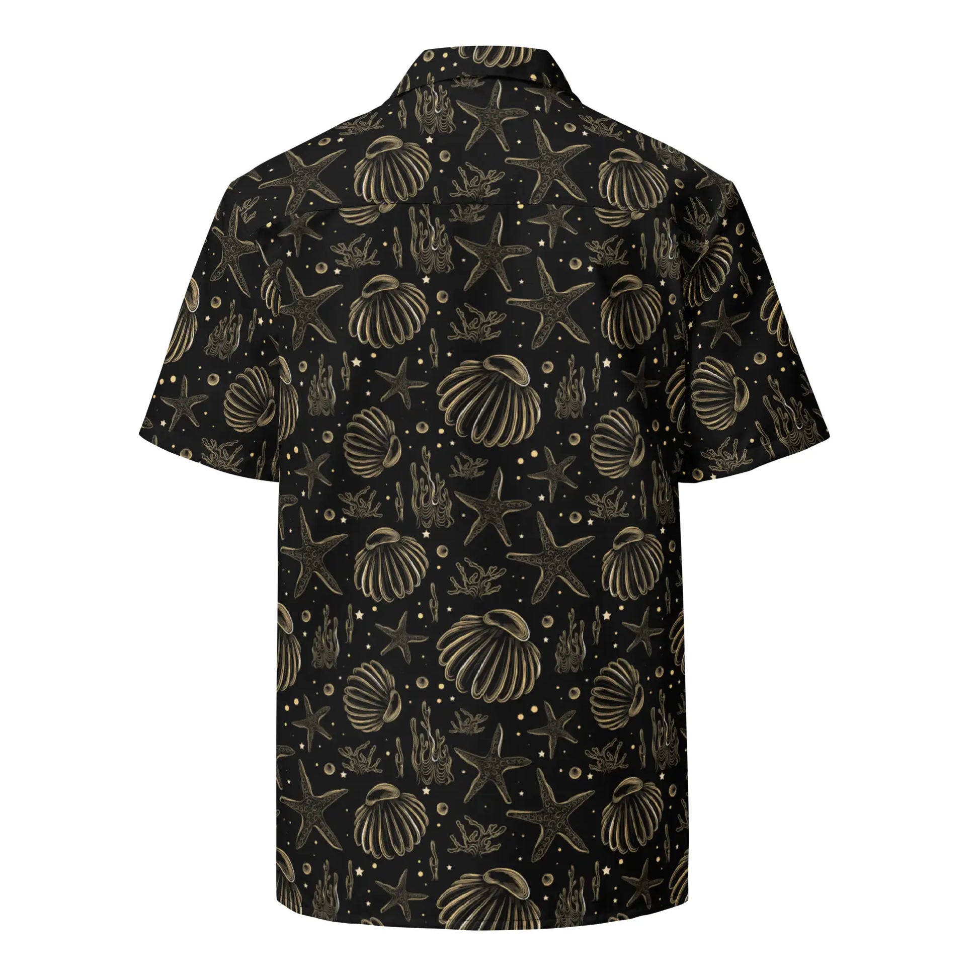 Golden Shore Button Down Hawaiian Shirt - Coastal Summer 2024 Collection - Estes Brands, LLC