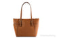 Michael Kors Charlotte Luggage Leather Large Top Zip Tote - Estes Brands, LLC