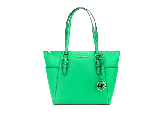 Michael Kors Charlotte Palmetto Green Large Top Zip Tote - Estes Brands, LLC