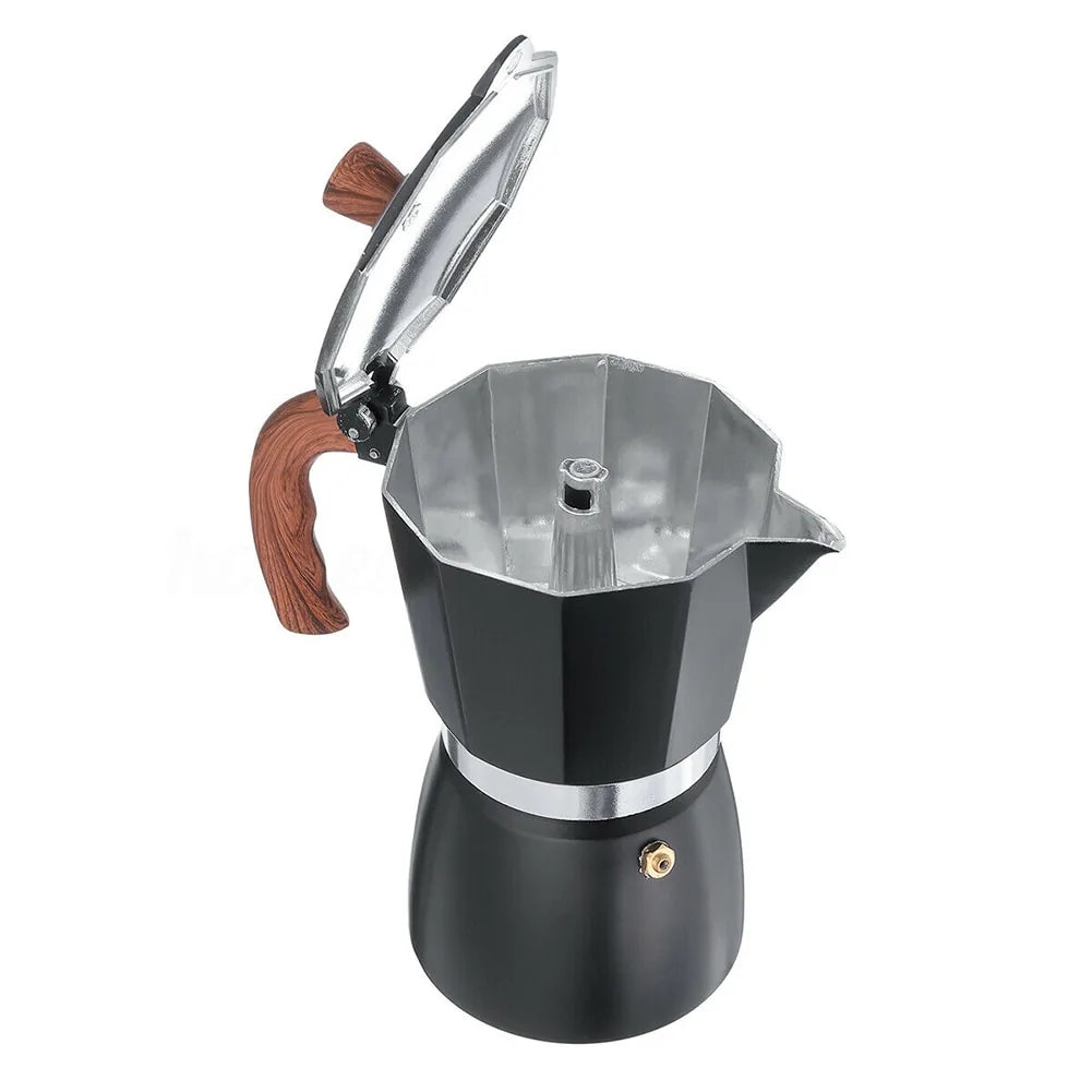 Portable Octagonal Espresso Coffee Maker.