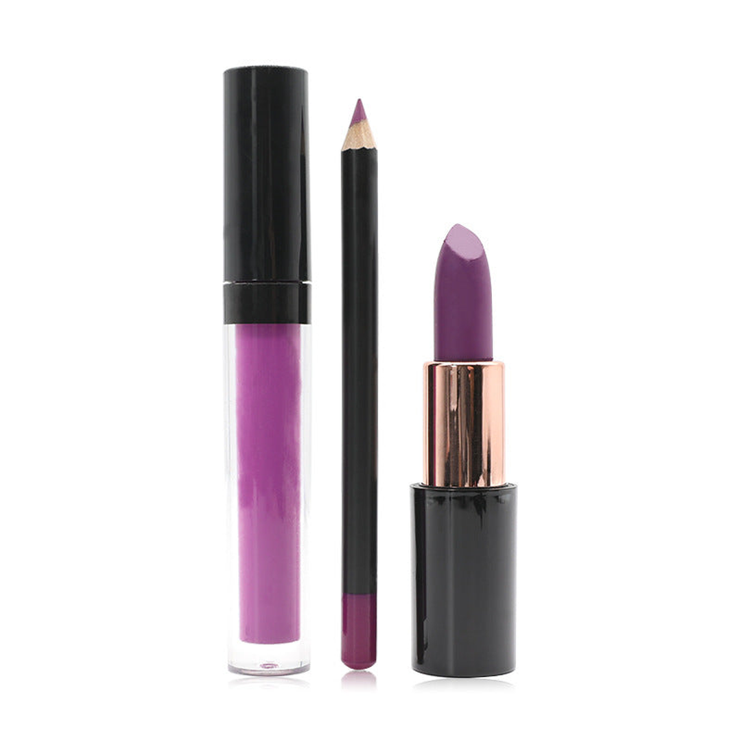 Three-Piece Lipstick Set! 7 (Bundle 8 pcs)