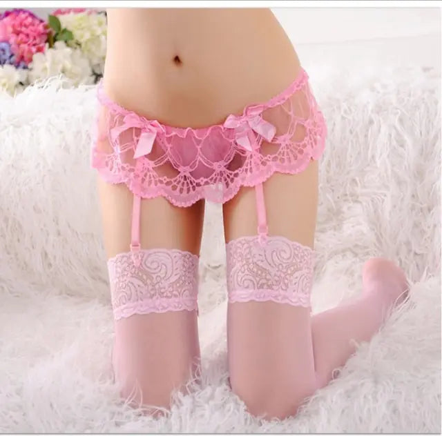 Thigh High Lace Stockings - Estes Brands, LLC