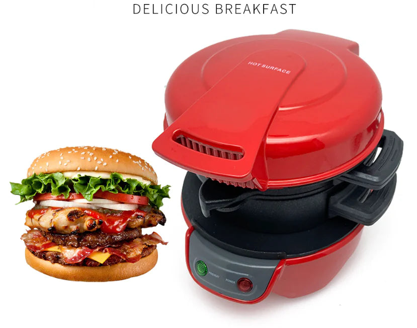 Burger machine Sandwich machine Home breakfast machine Omelette toaster.