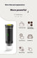 Portable Capsule Coffee Machine Electric Small Wireless Heating.