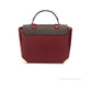 Michael Kors Manhattan Medium Dark Cherry Satchel Bag - Estes Brands, LLC