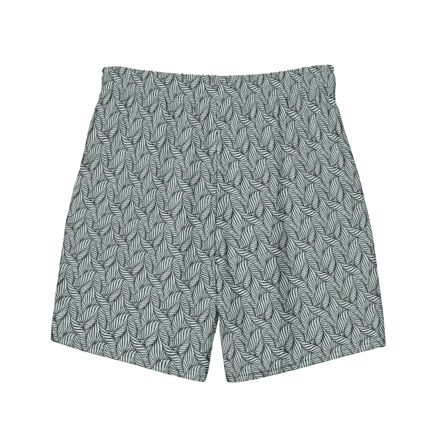 Men's Eco Grey Palm Swim Trunks - Estes Brands, LLC